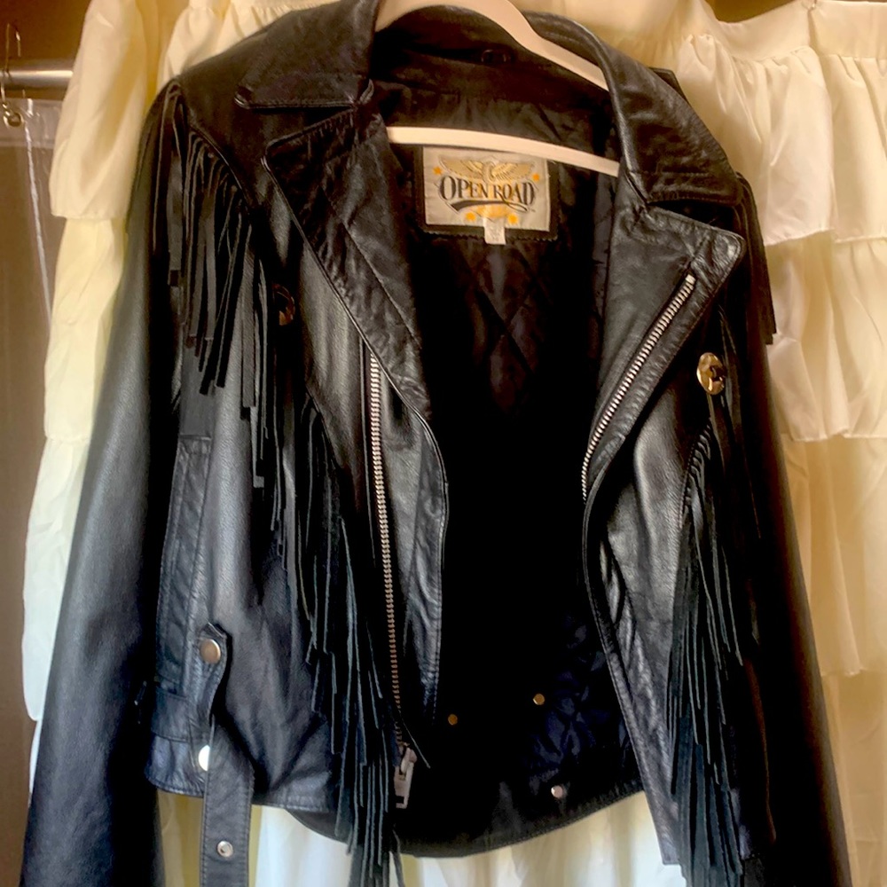 Vintage Open Road Leather Jacket